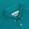 BARCLAY - Chemise Lin Manches longues Coupe droite - Homme - Vert Bouteille