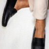 CALVI-–-Mocassins-Bride-Cuir-–-Homme-–-Noir-grainé