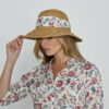 DAPHNE - Robe Liberty Manches 3/4 Taille ajustée Bas évasé - Femme - Eva Belle 036A