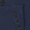 EMY - Short coton stretch Coupe slim - Bleu marine / Or - Femme - Bleu marine / Bleu marine-Or