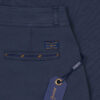 EMY - Short coton stretch Coupe slim - Bleu marine / Or - Femme - Bleu marine / Bleu marine-Or