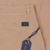 EMY - Short coton stretch Coupe slim - Bleu marine / Or - Femme - Beige / Bleu marine-Or