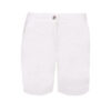 EMYL - Short coton stretch Coupe slim - Femme - Blanc