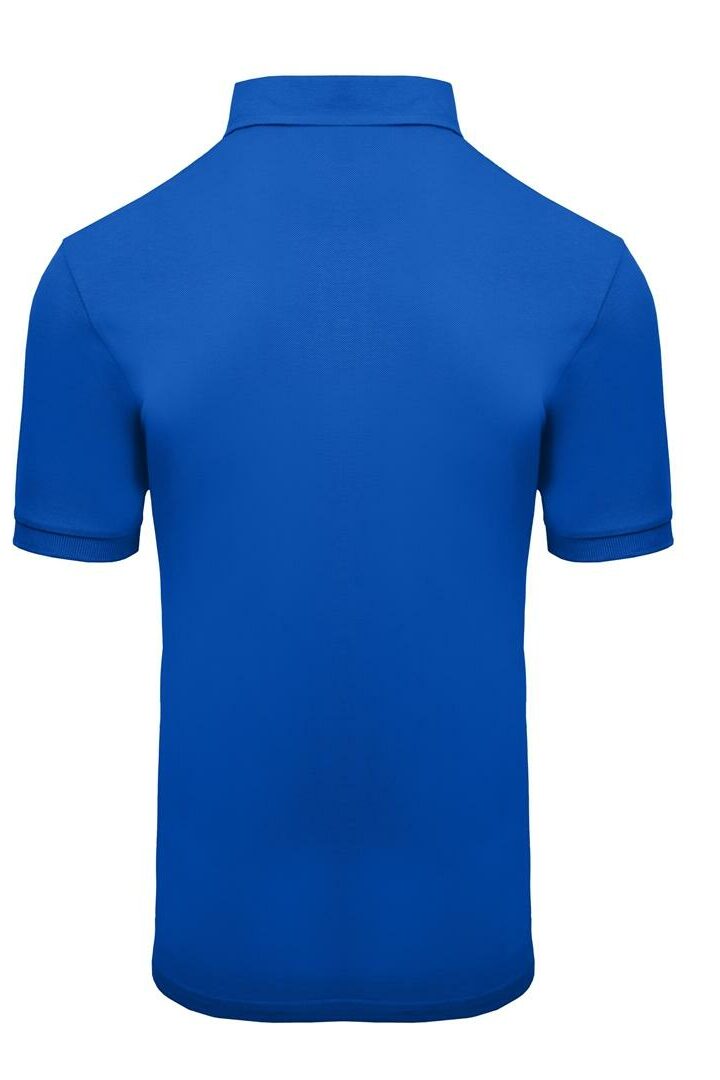 HARTLEYL - Polo coton Maille piquée Col Liberty Manches courtes Coupe droite - Homme - Bleu Royal