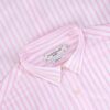 HOWARD - Chemise Popeline Manches longues Coupe droite - Homme - Blanc / Rose
