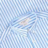 HOWARD - Chemise Popeline Manches longues Coupe droite - Homme - Blanc / Ciel