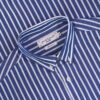 HOWARD - Chemise Popeline Manches longues Coupe droite - Homme - Bleu marine / Blanc