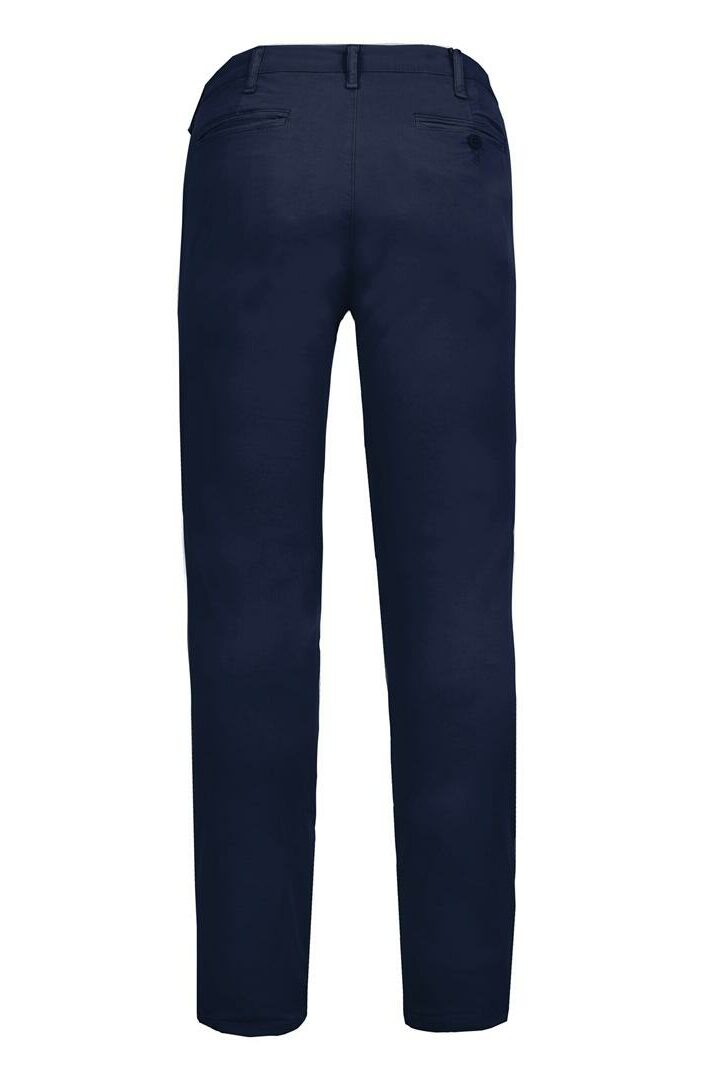 JACOBSON - Pantalon Chino coton stretch Coupe slim - Homme - Bleu marine