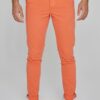 JACOBSON - Pantalon Chino coton stretch Coupe slim - Homme - Orange