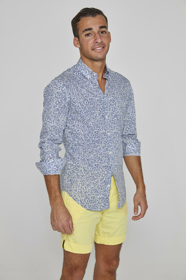 JOSEPH - Chemise Liberty Manches longues Coupe droite - Homme - Willow Wood 032C