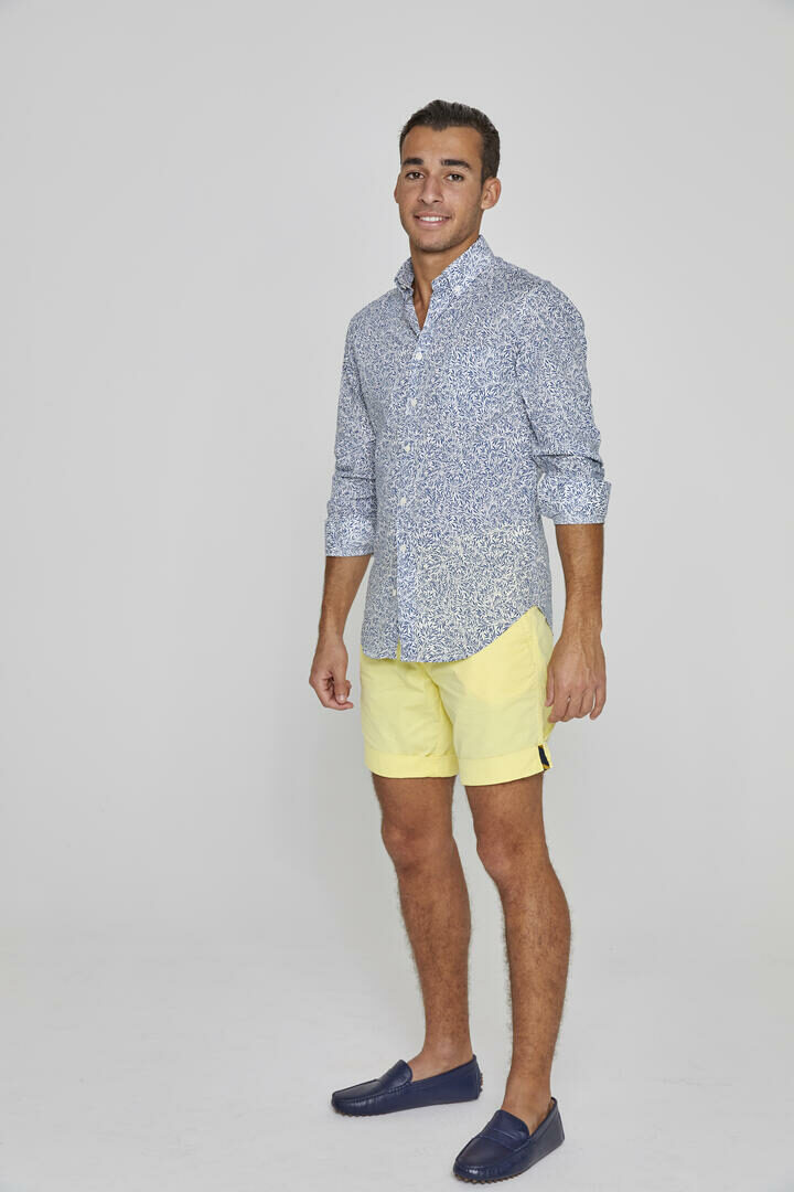 JOSEPH - Chemise Liberty Manches longues Coupe droite - Homme - Willow Wood 032C