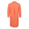 LAUREN - Tunique Lin Manches 3/4 Coupe évasée - Femme - Orange