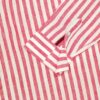 LAURENK - Tunique Lin Manches 3/4 Coupe évasée - Femme - Blanc / Fraise