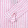 LAURENK - Tunique Lin Manches 3/4 Coupe évasée - Femme - Blanc / Rose