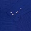 LONDON - Chemise coton Manches longues Coupe droite - Homme - Bleu marine