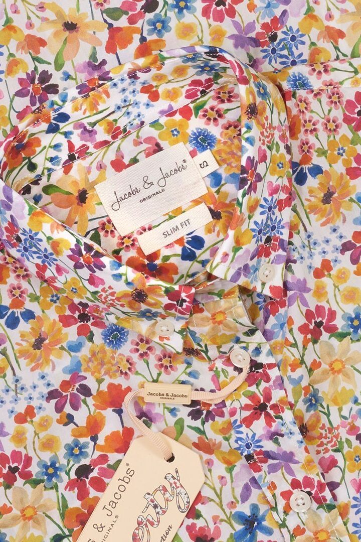 LOUISE - Chemise Liberty Manches longues Coupe slim - Femme - Dreams of Summer 126A
