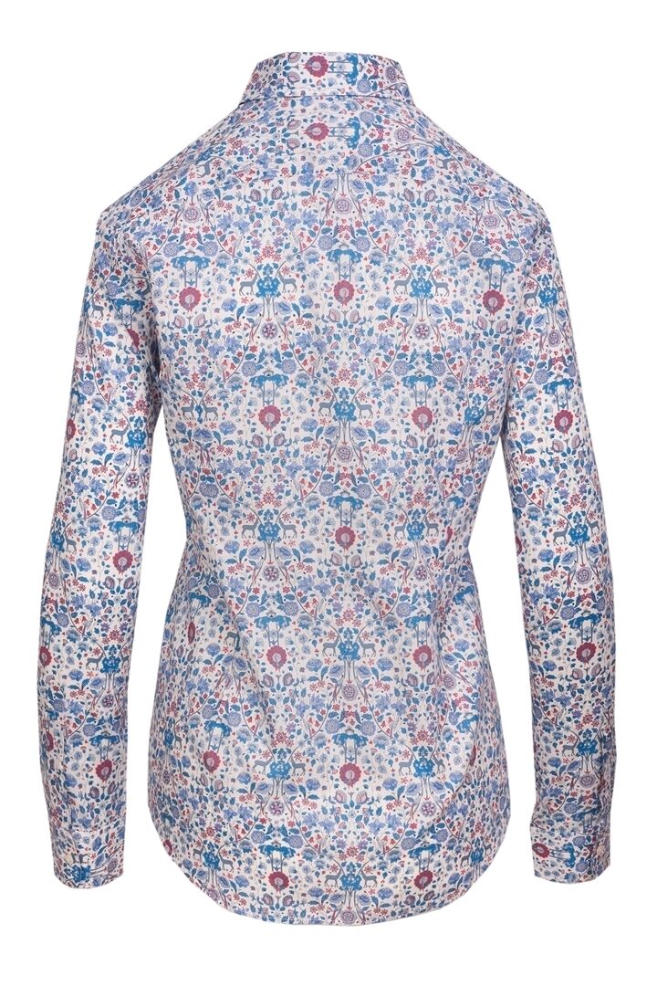 LOUISE - Chemise Liberty Manches longues Coupe slim - Femme - Palmeira 035C