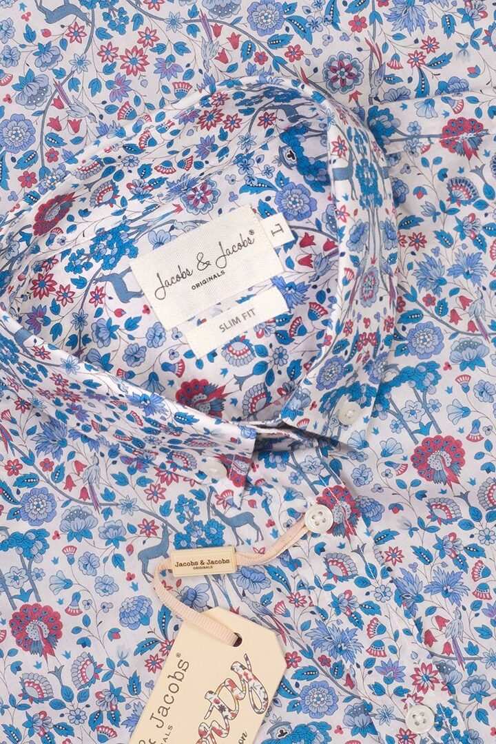 LOUISE - Chemise Liberty Manches longues Coupe slim - Femme - Palmeira 035C