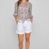 LOUISE - Chemise Liberty Manches longues Coupe slim - Femme - Kensington Park 136A