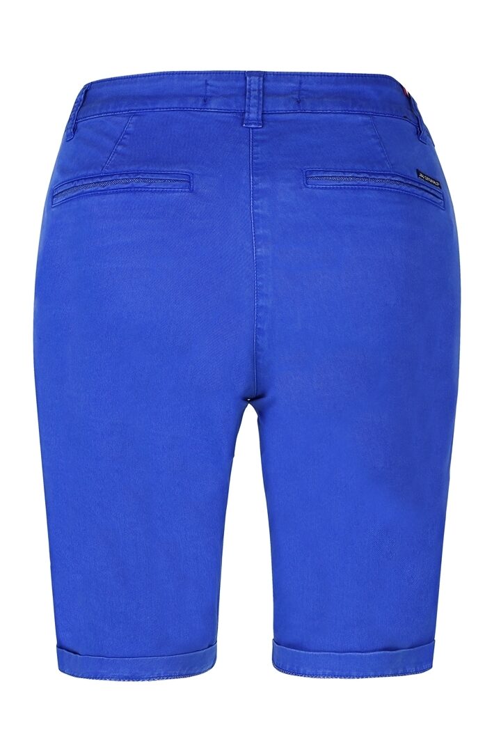 REMINI - Bermuda Coton Lyocel Elasthane - Femme - Bleu Royal