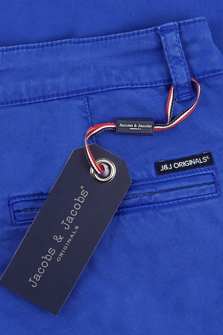 REMINI - Bermuda Coton Lyocel Elasthane - Femme - Bleu Royal