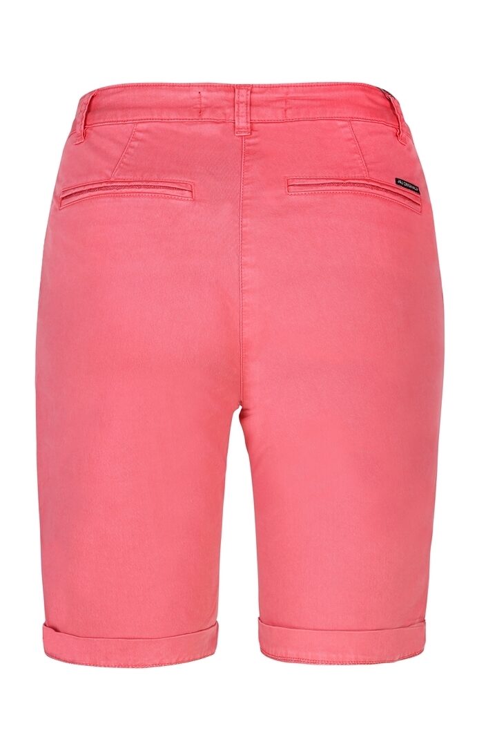 REMINI - Bermuda Coton Lyocel Elasthane - Femme - Fraise
