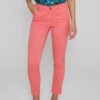 RIVIERA - Pantalon Coton Lyocel Elasthane - Femme - Fraise
