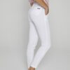 RETRO - Pantalon Coton Lyocel Elasthane - Femme - Blanc