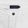 RETRO - Pantalon Coton Lyocel Elasthane - Femme - Blanc