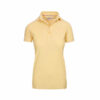 BRICKELW – Polo Coton éponge Manches courtes Coupe droite – Femme – Jaune poussin