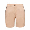 EMY – Short coton stretch Coupe slim – Bleu marine Or – Femme – BeigeBleu marine Or