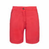 EMY – Short coton stretch Coupe slim – Bleu marine Or – Femme – FraiseBleu marine Or