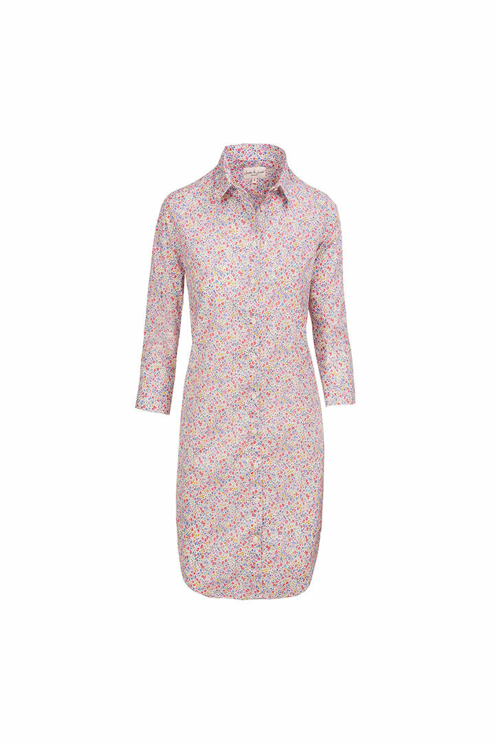 LAURENLY – Tunique Liberty Manches 3/4 Coupe évasée – Femme – Phoebe 090P