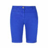REMINI – Bermuda Coton Lyocel Elasthane – Femme – Bleu royal