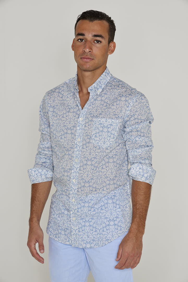 JOSEPH - Chemise Liberty Manches longues Coupe droite - Homme - Mortimer 025E